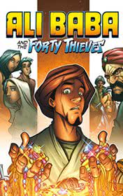 Ali Baba and the Forty Thieves by Antoine Galland book cover