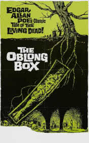 The Oblong Box by Edgar Allan Poe book cover