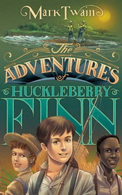 Huckleberry Finn by Mark Twain book cover