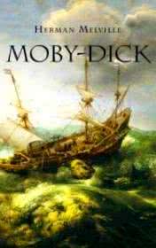 Moby Dick by Herman Melville book cover