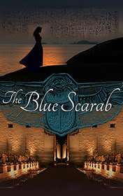 The Blue Scarab by Jenny Dooley book cover